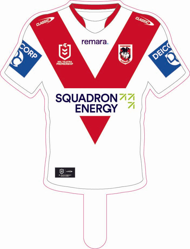 St George Illawarra Dragons 2025 Jersey Cut-out