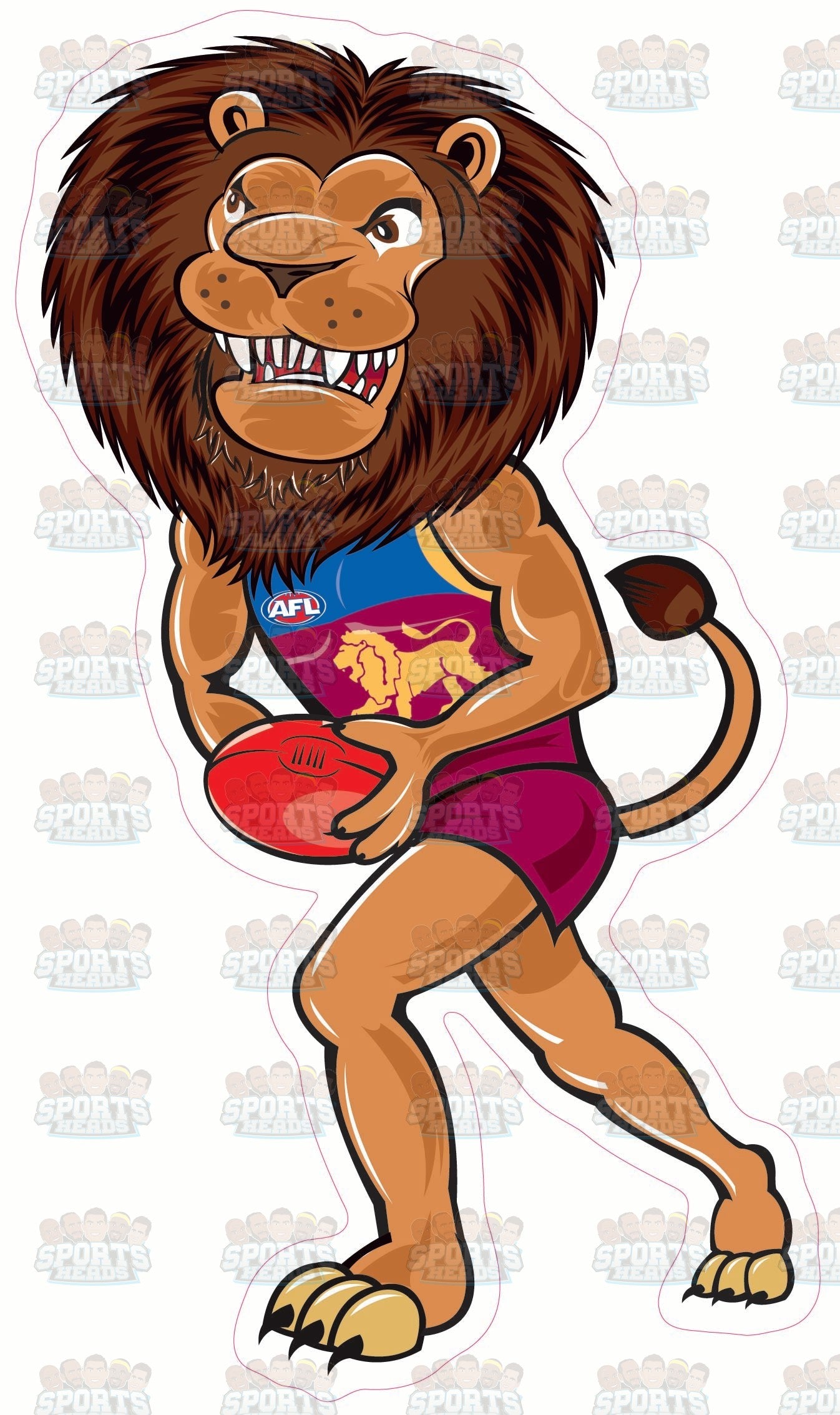 Brisbane Lions Mascot Cut-out