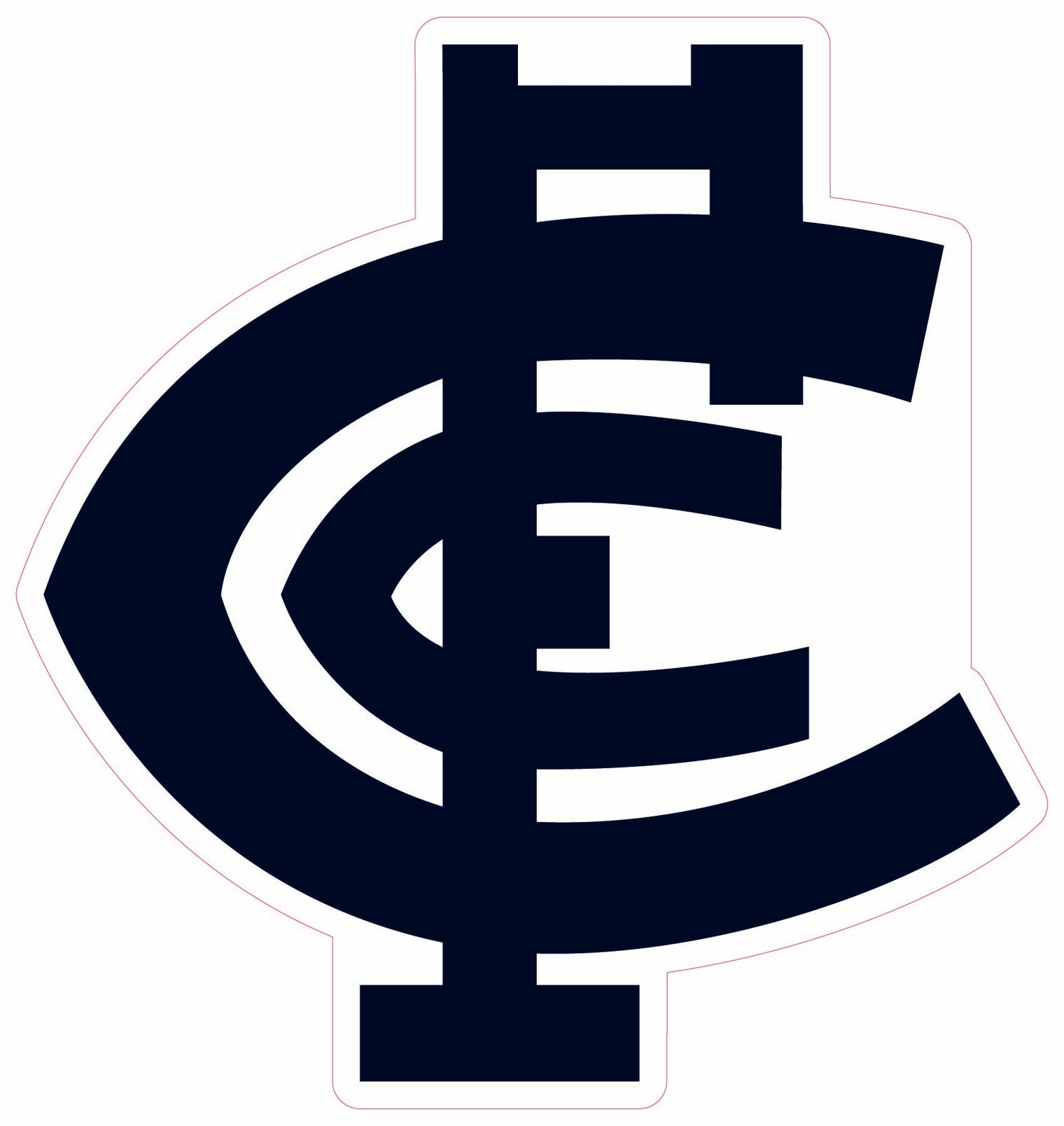 Carlton Blues Logo Cut-out