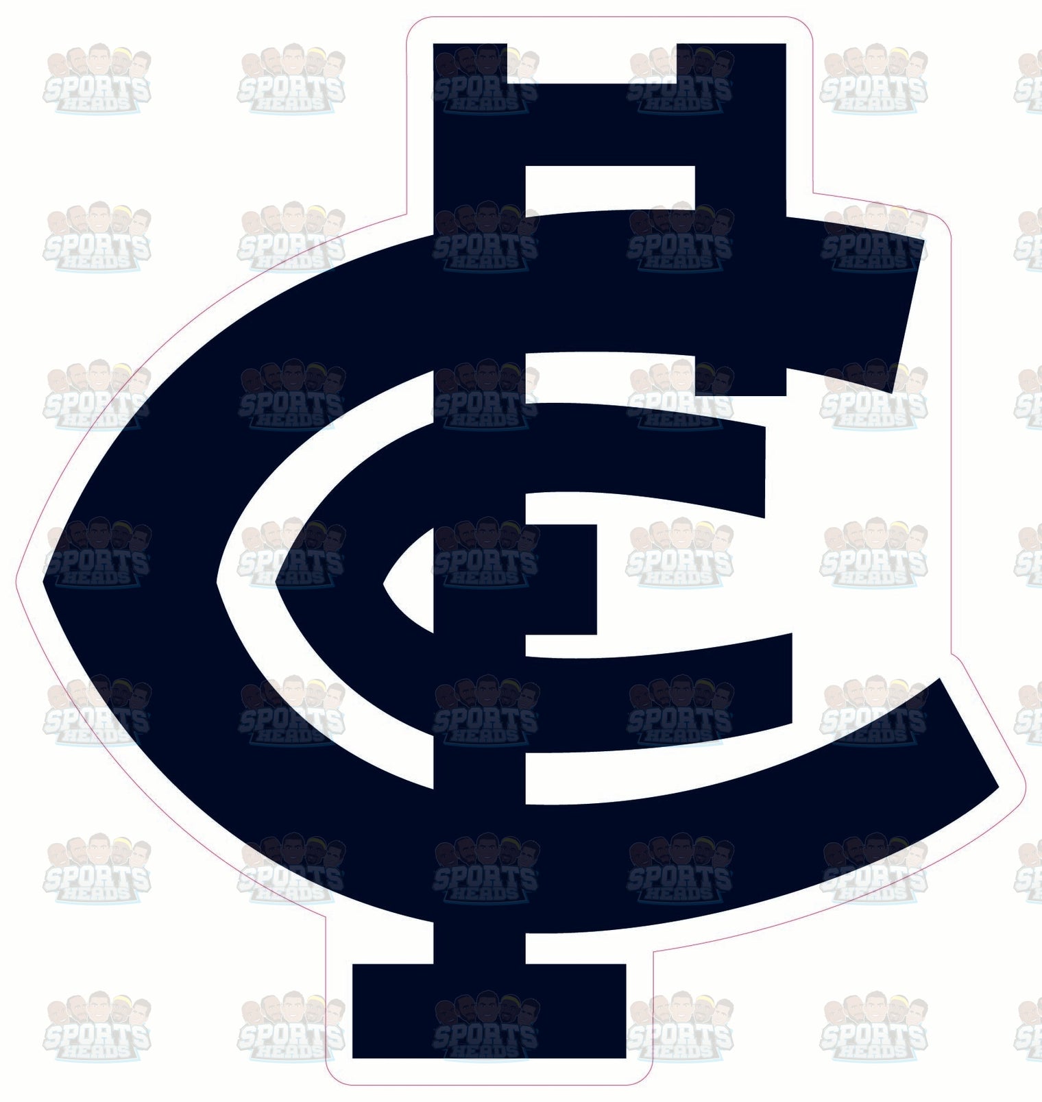 Carlton Blues Logo Cut-out