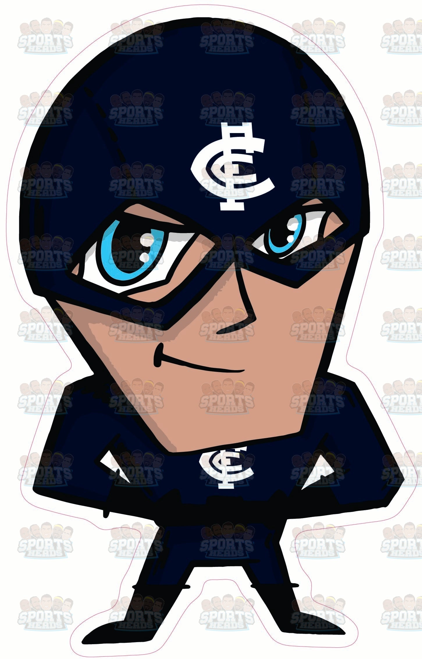 Carlton Blues Mascot Cut-out
