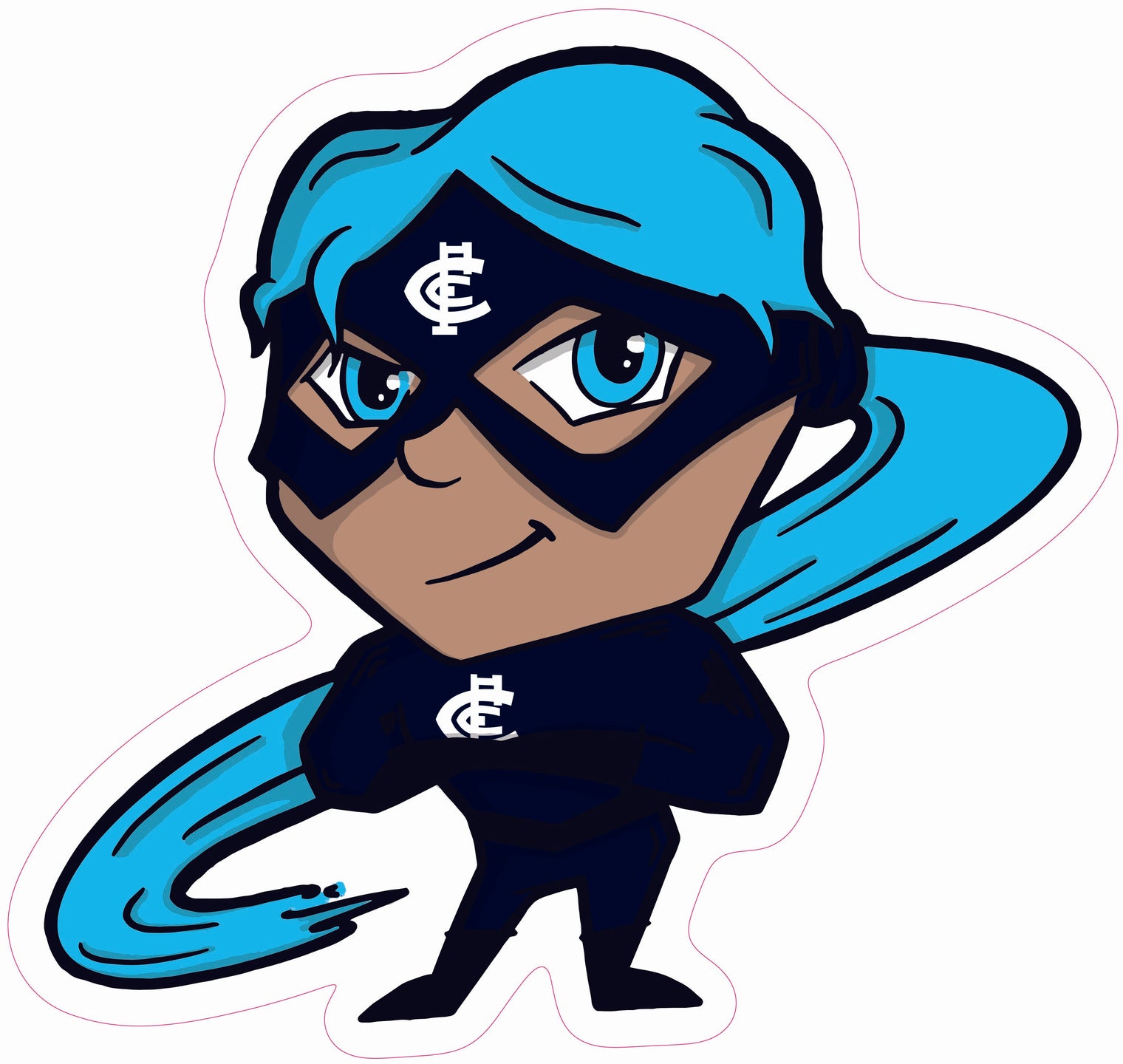 Carlton Blues Mascot Cut-out