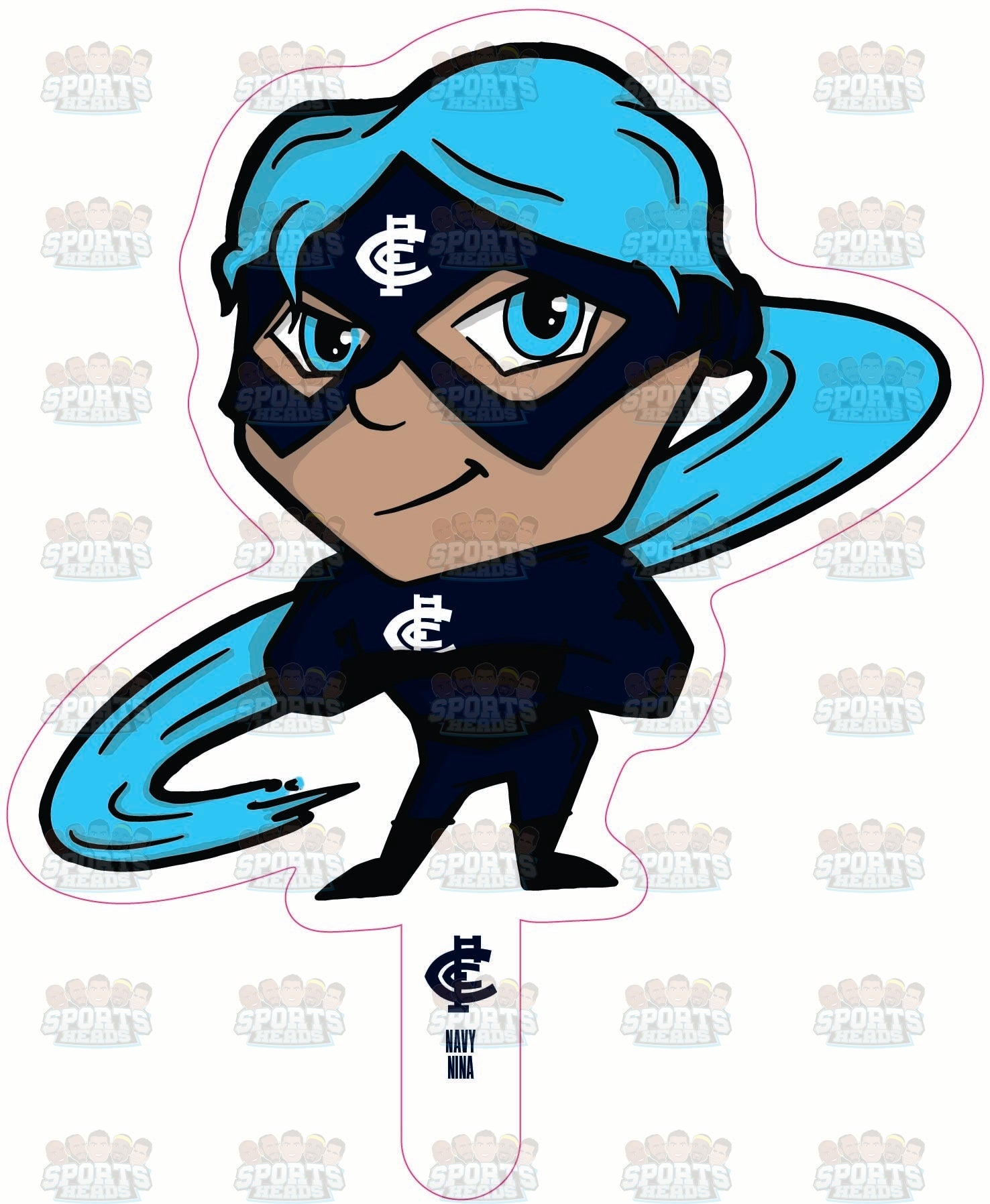Carlton Blues Mascot Cut-out