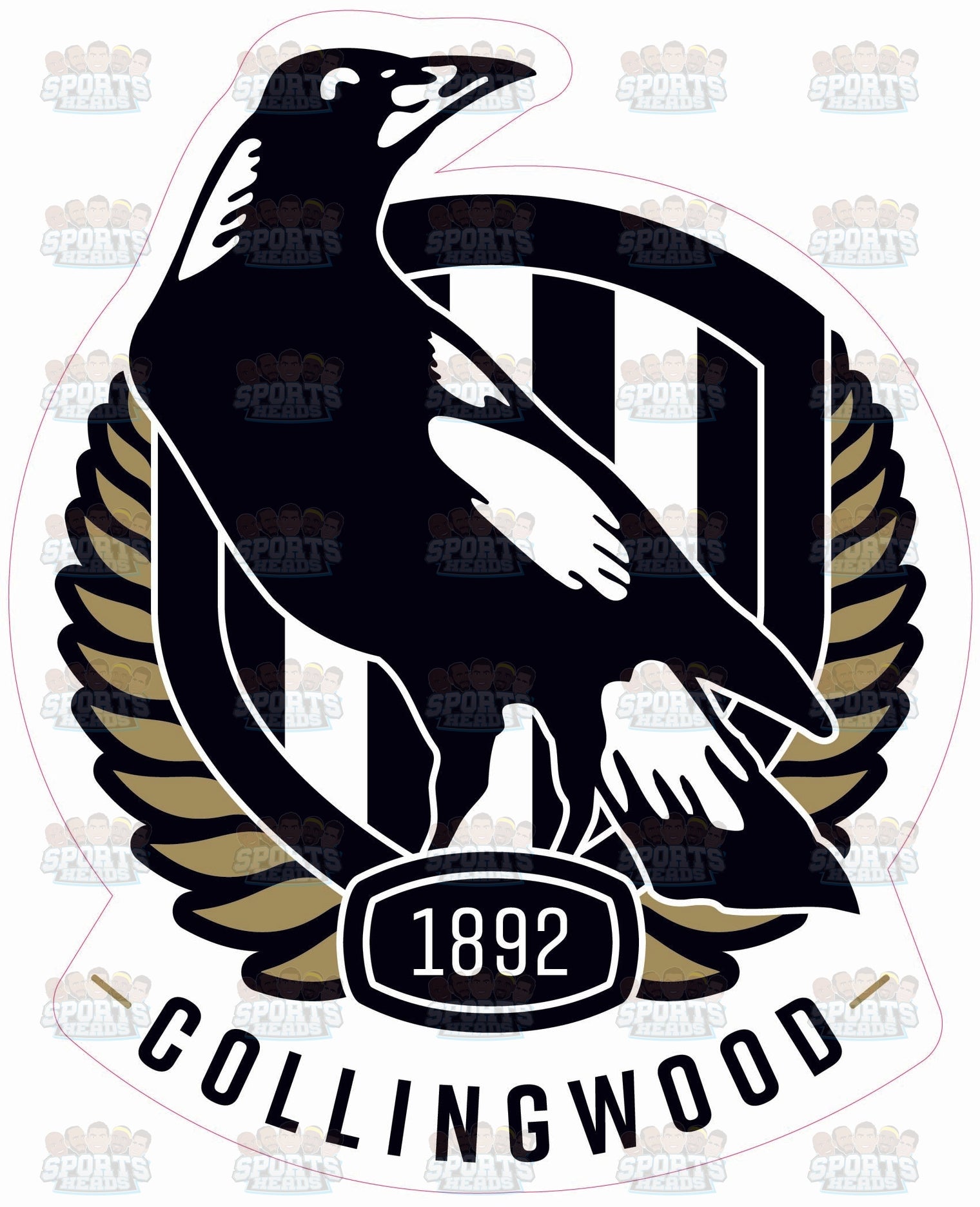 Collingwood Magpies Logo Cut-out