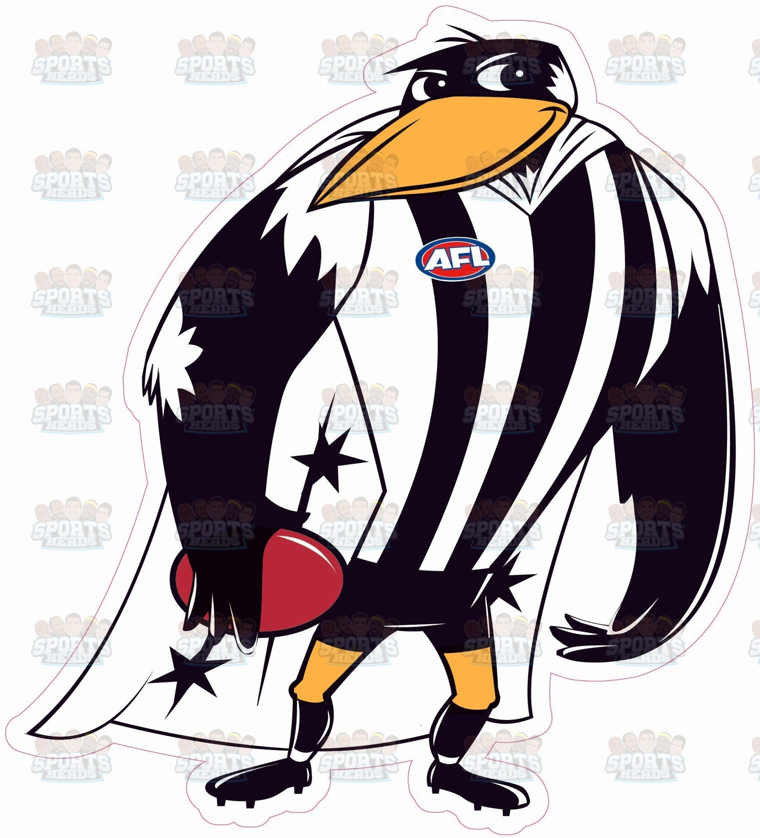 Collingwood Magpies Mascot Cut-out