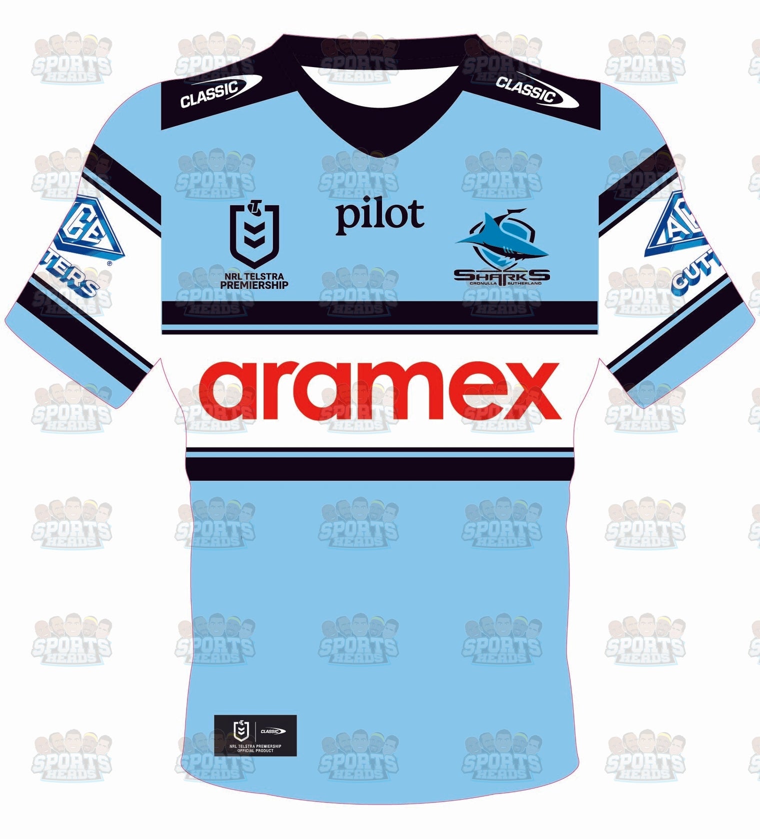 Cronulla Sharks 2026 Jersey Cut-out