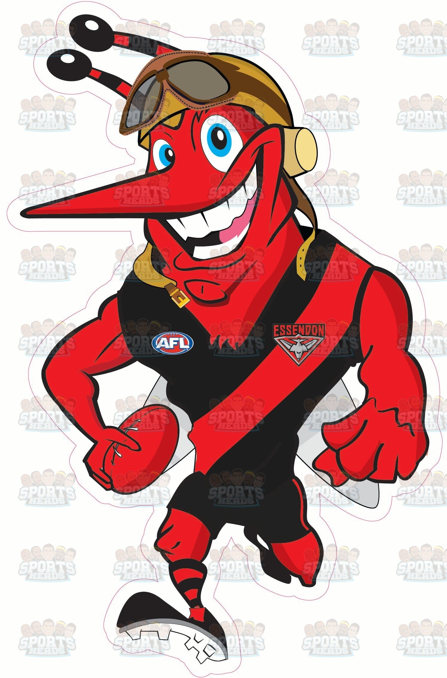 Essendon Bombers Mascot Cut-out
