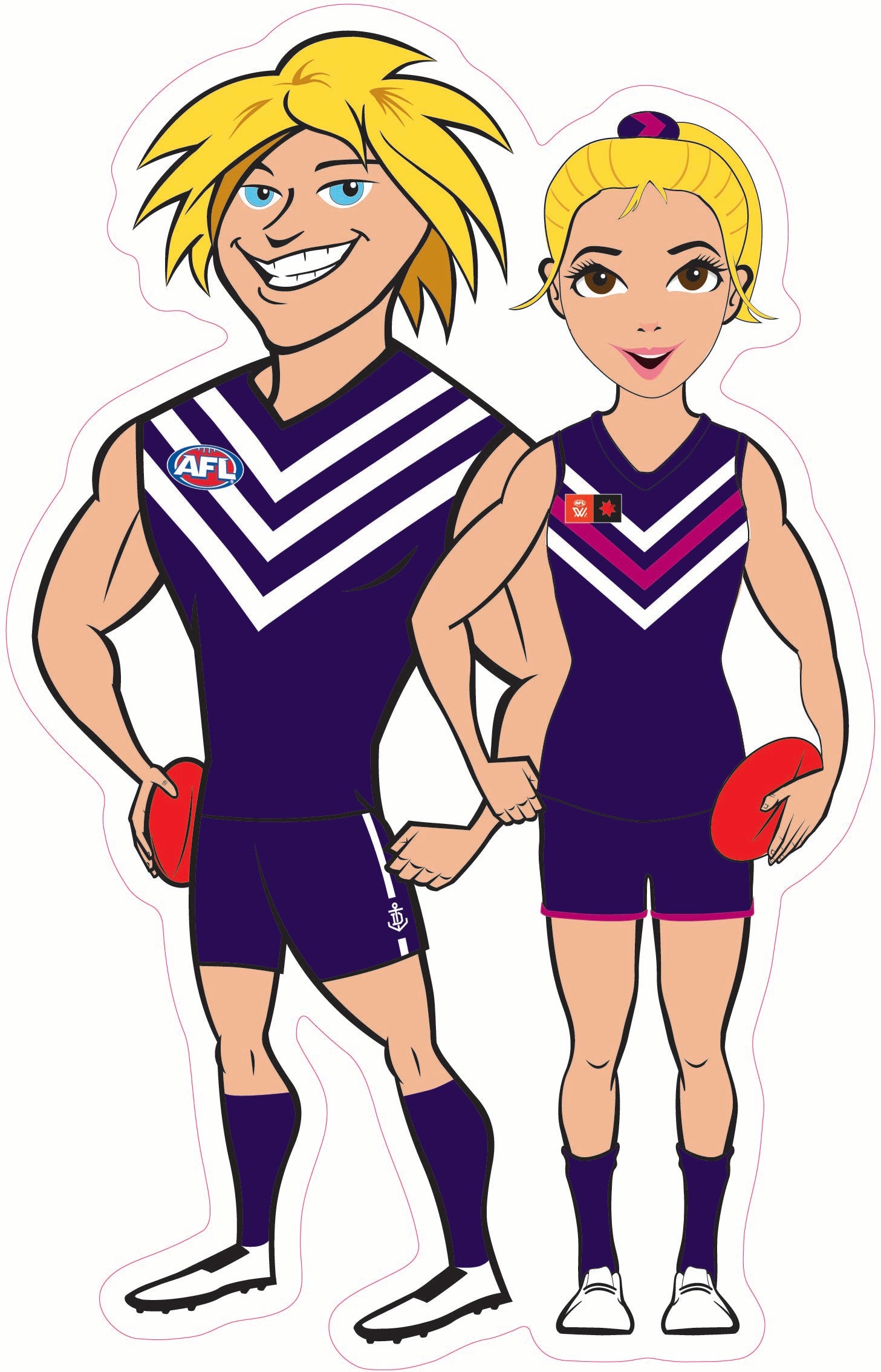 Fremantle Dockers Mascot Cut-out