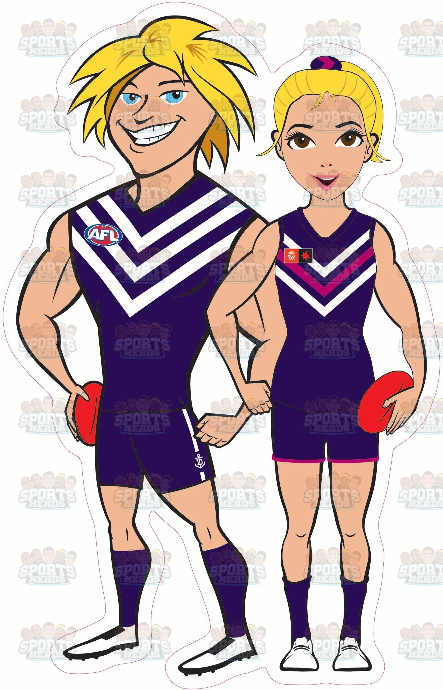 Fremantle Dockers Mascot Cut-out