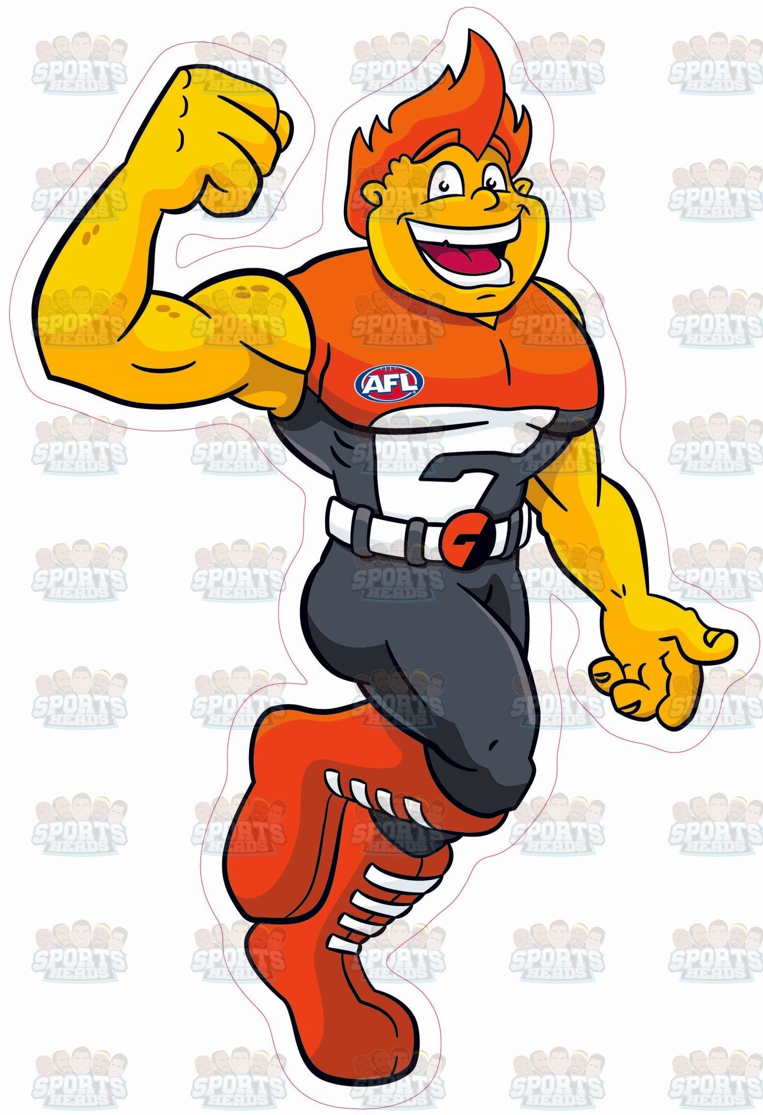 GWS Giants Mascot Cut-out