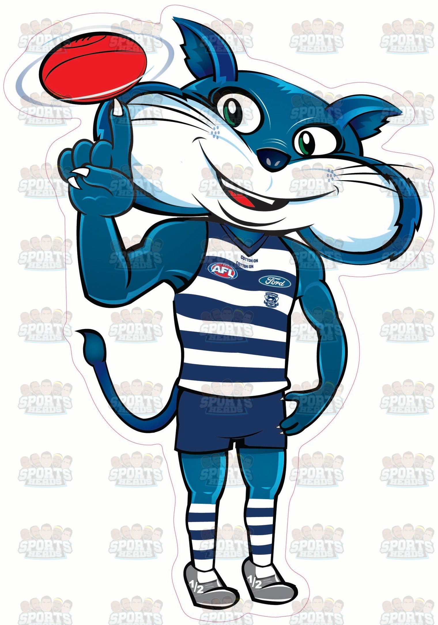 Geelong Cats Mascot Cut-out