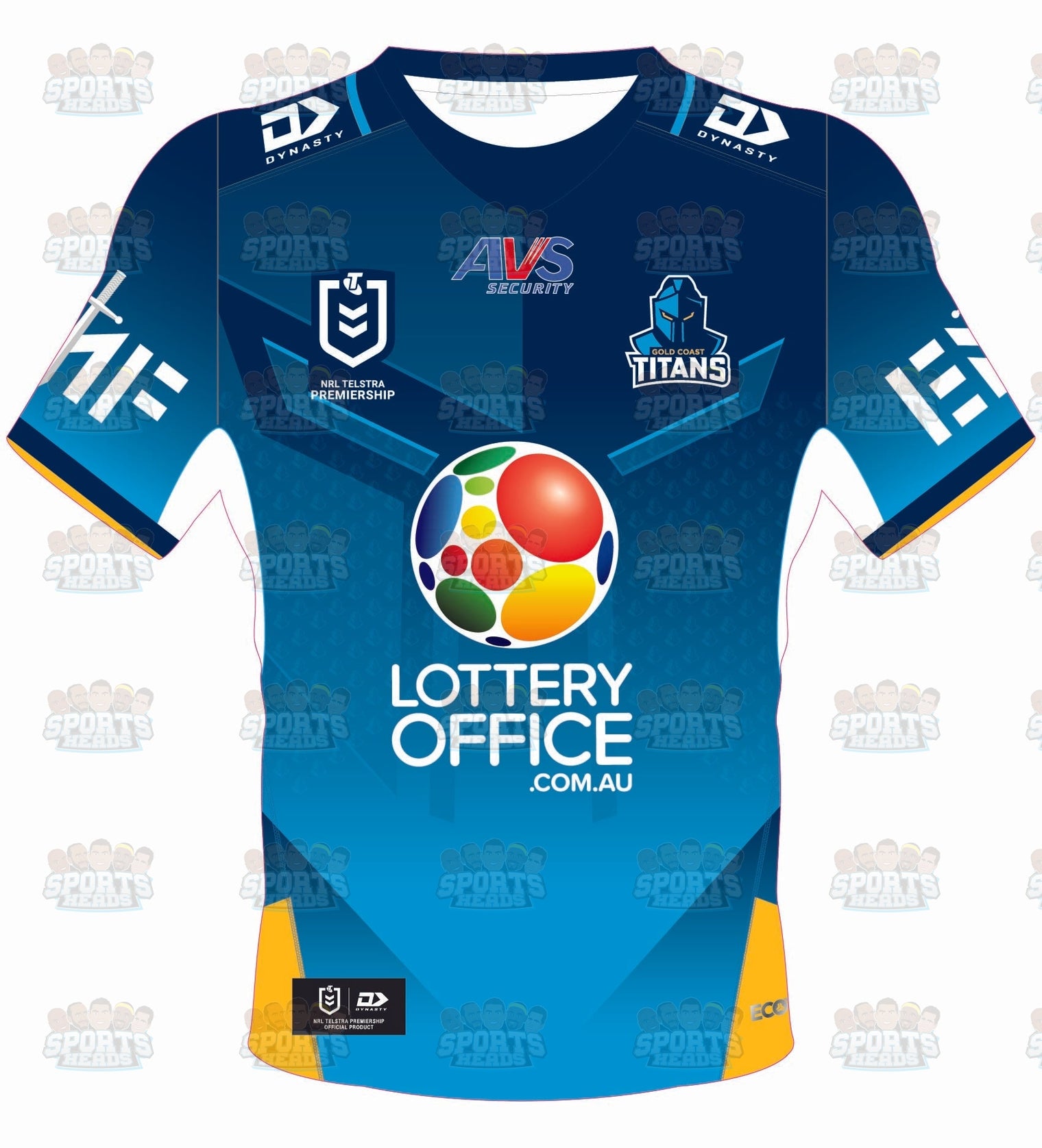 Gold Coast Titans 2026 Jersey Cut-out