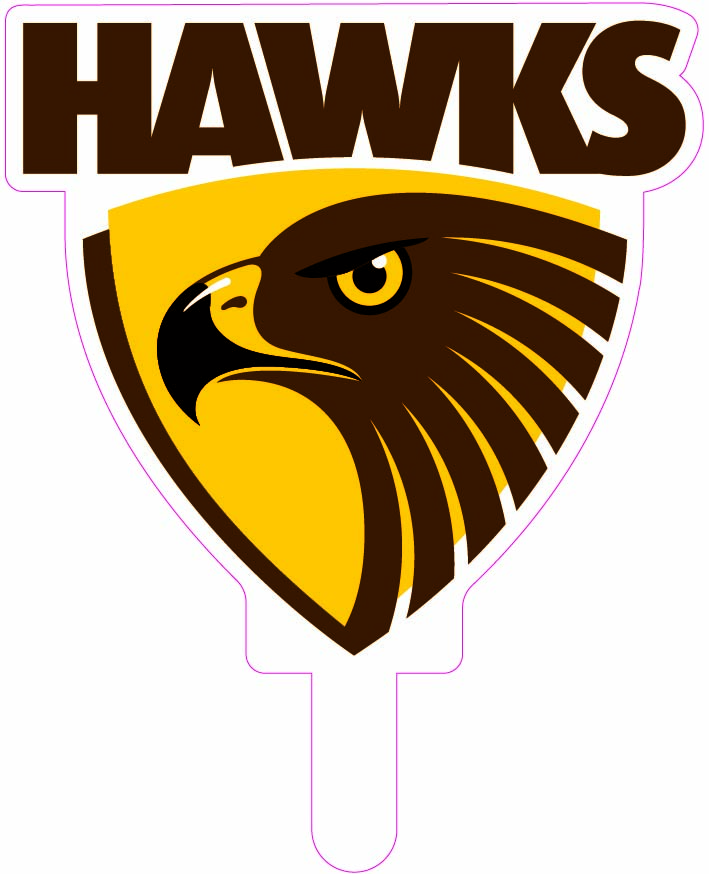 Hawthorn Hawks Logo Cut-out
