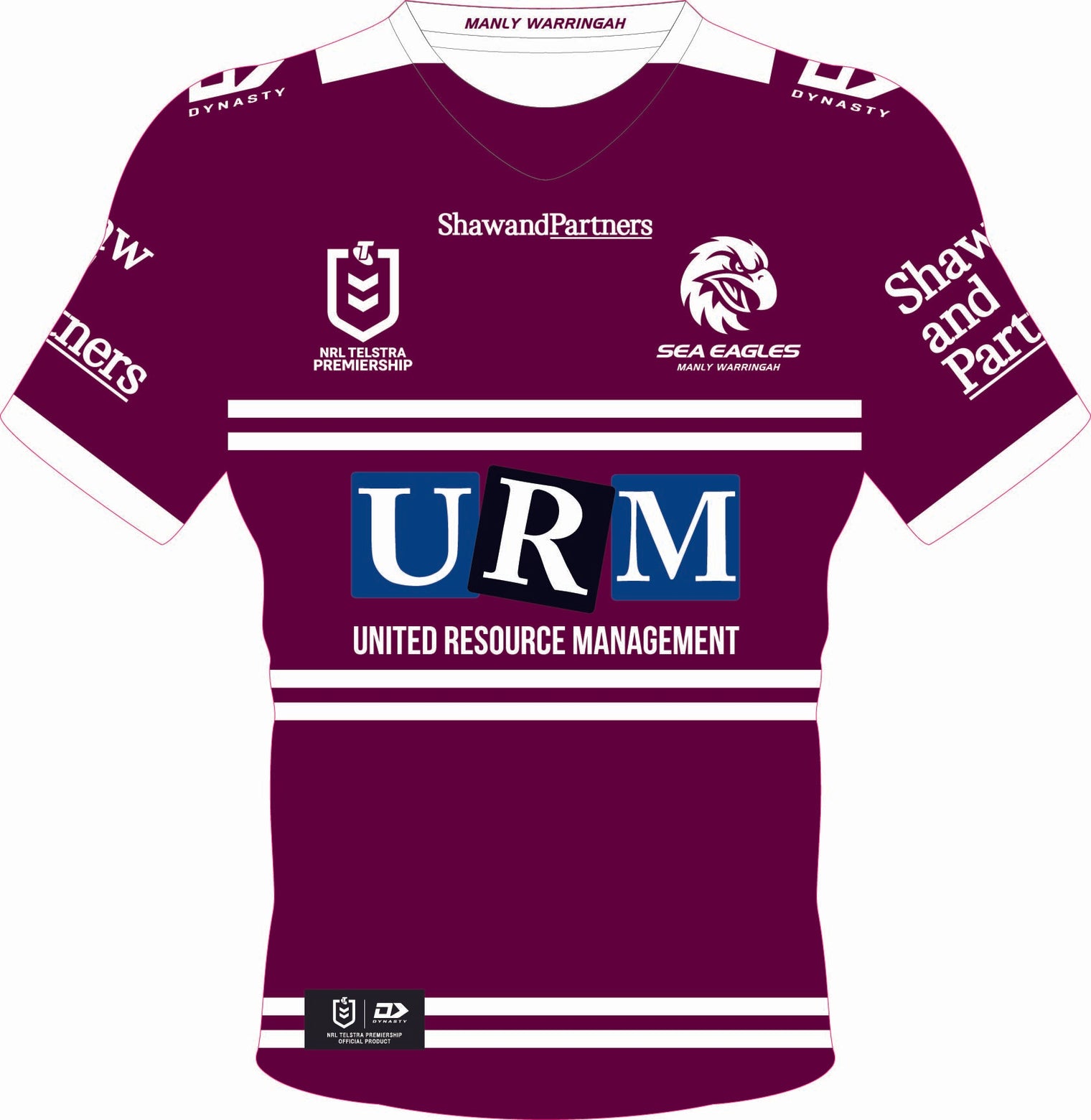 Manly Sea Eagles 2025 Jersey Cut-out