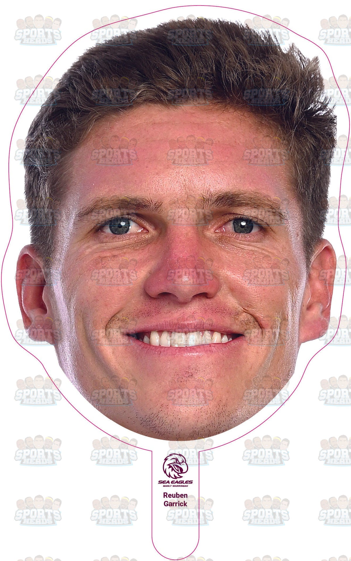 Reuben Garrick Manly Warringah Sea Eagles Small clearance cut-out