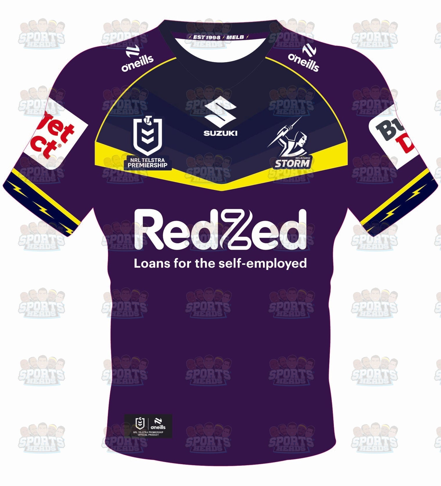 Melbourne Storm 2026 Jersey Cut-out