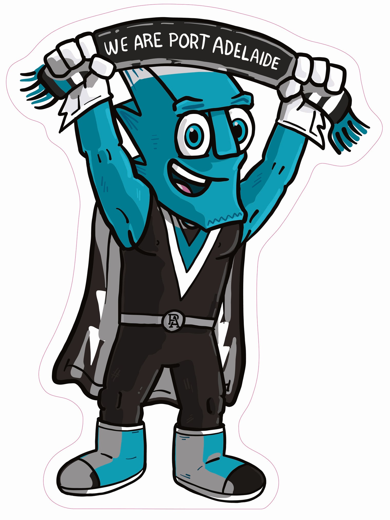Port Adelaide Power Mascot Cut-out
