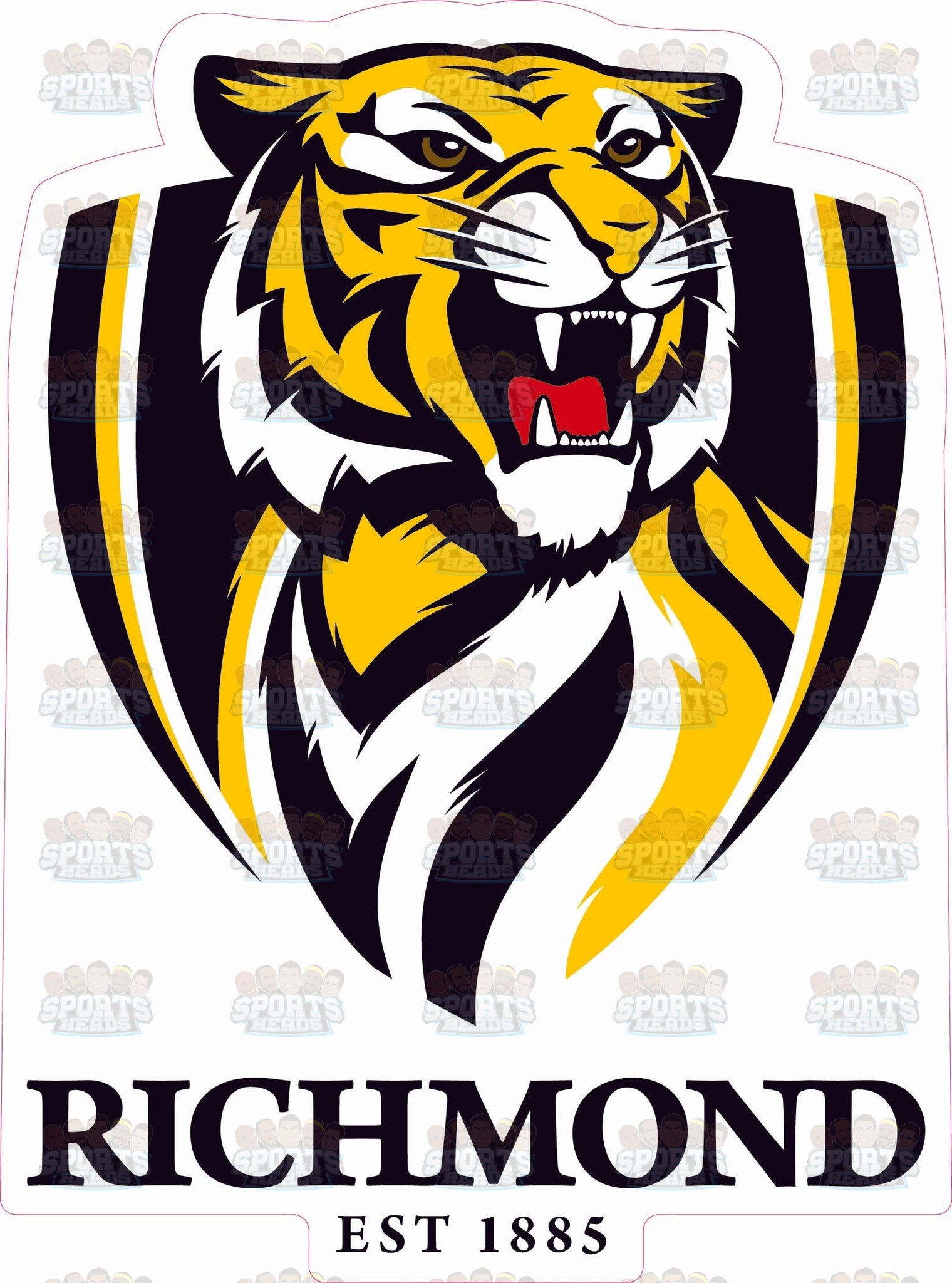 Richmond Tigers Logo Cut-out