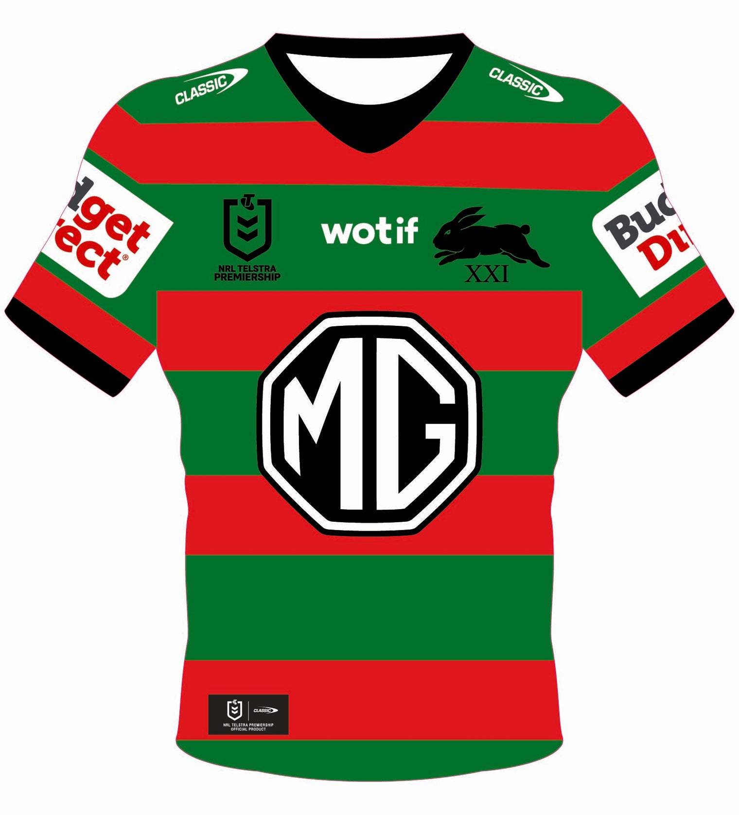 South Sydney Rabbitohs 2026 Jersey Cut-out