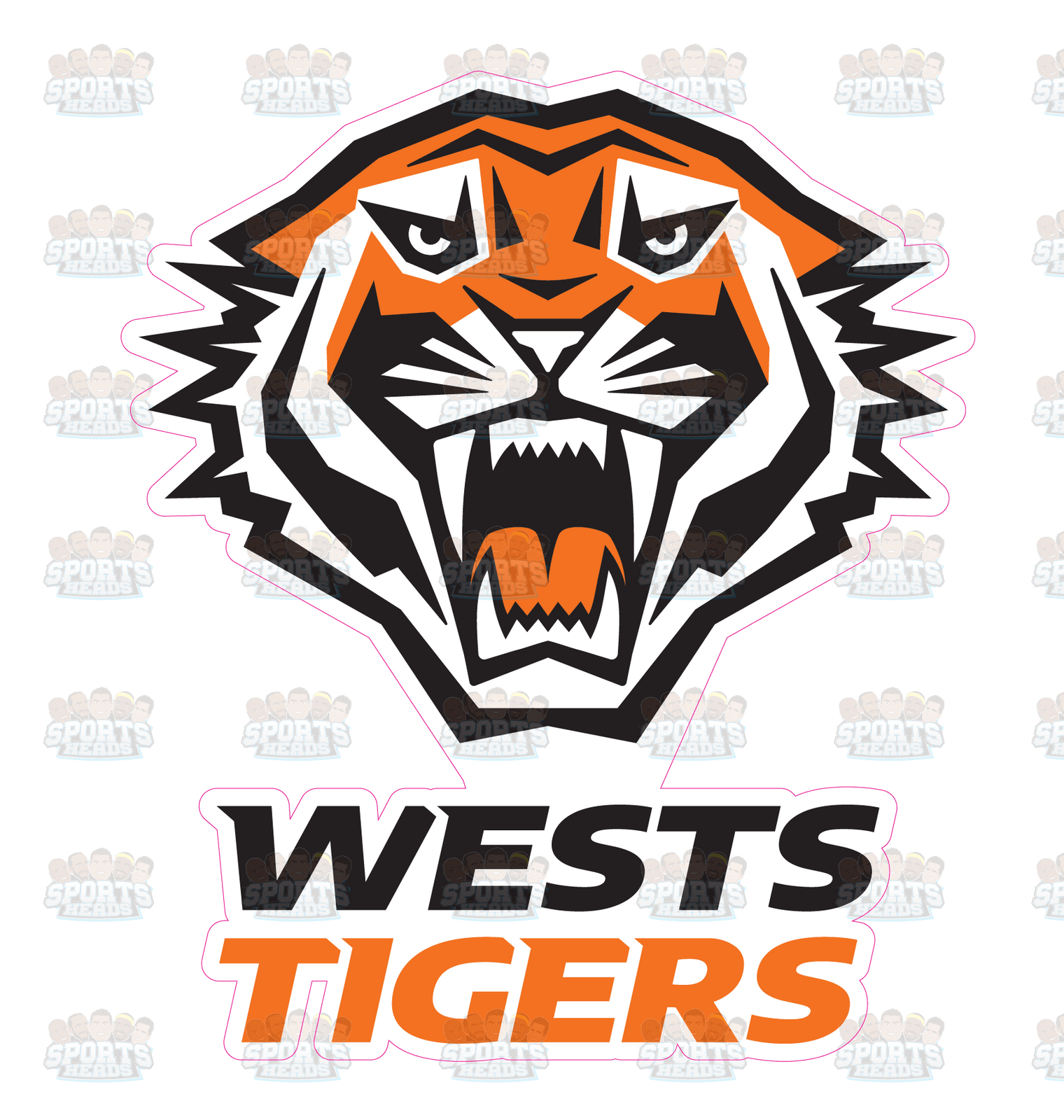 Wests Tigers Logo Cut-out