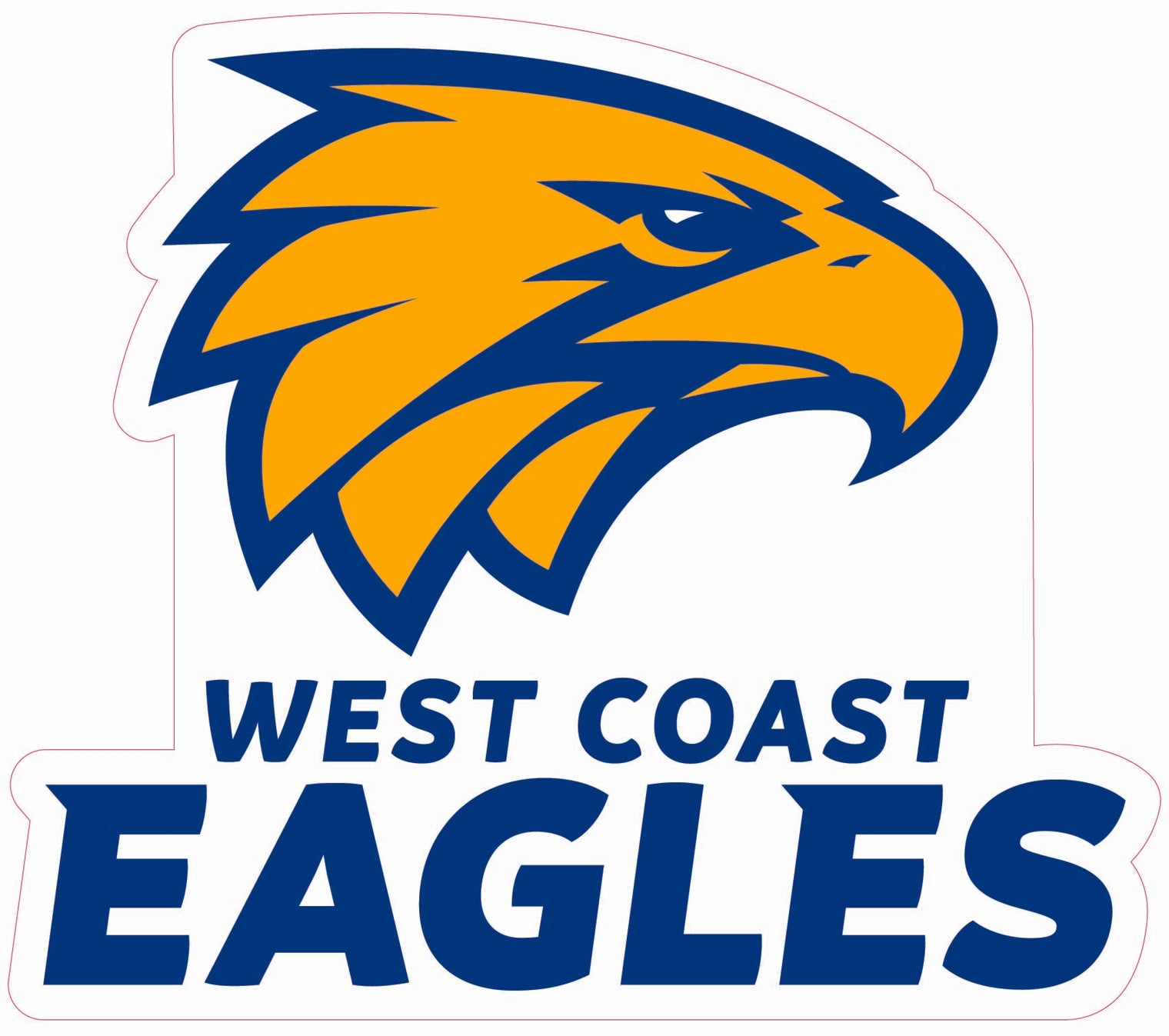 West Coast Eagles Logo Cut-out