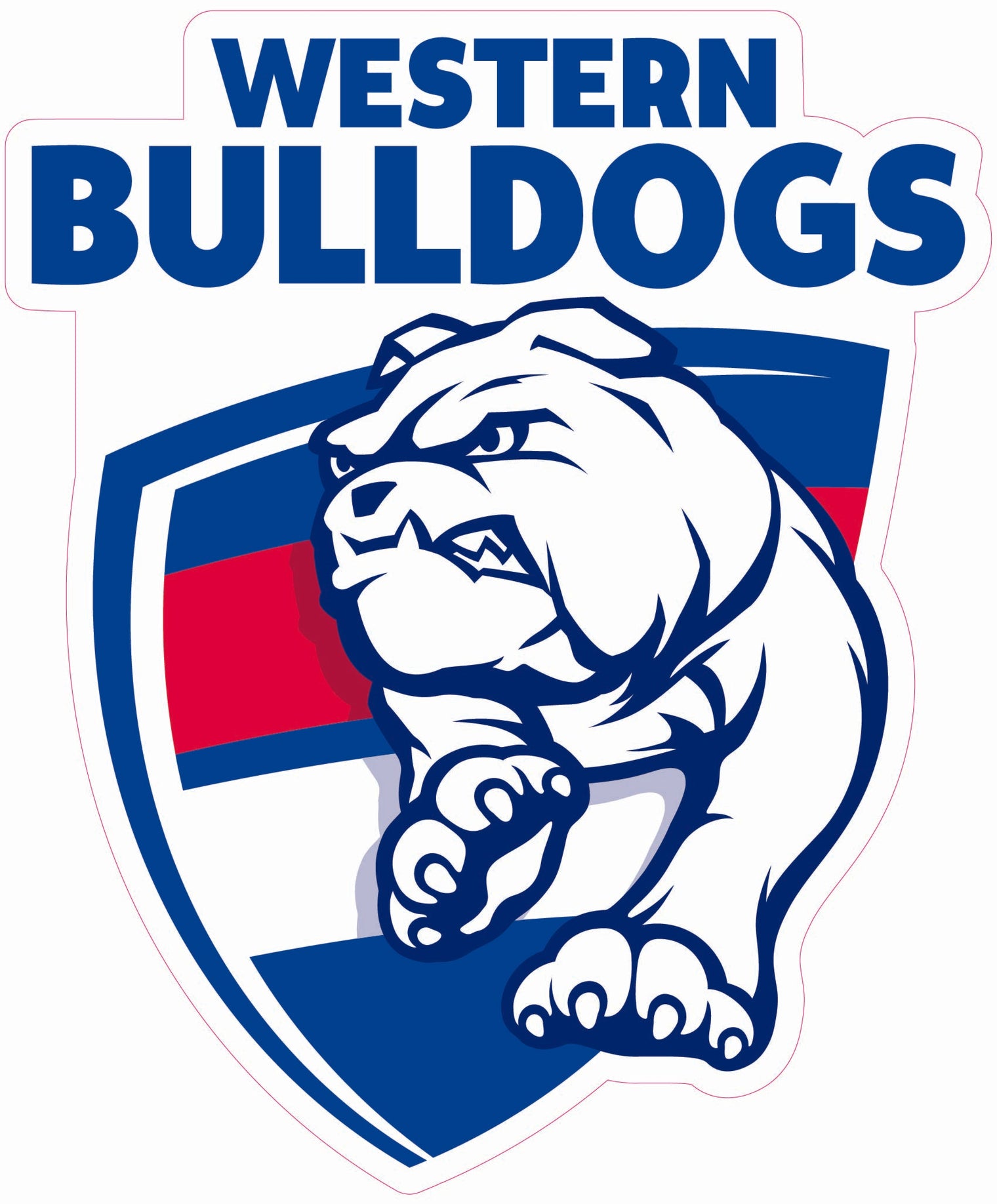 Western Bulldogs Logo Cut-out
