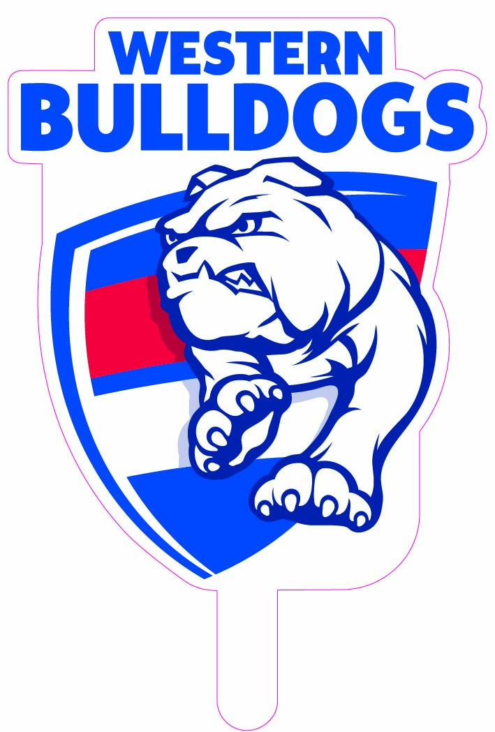 Western Bulldogs Logo Cut-out