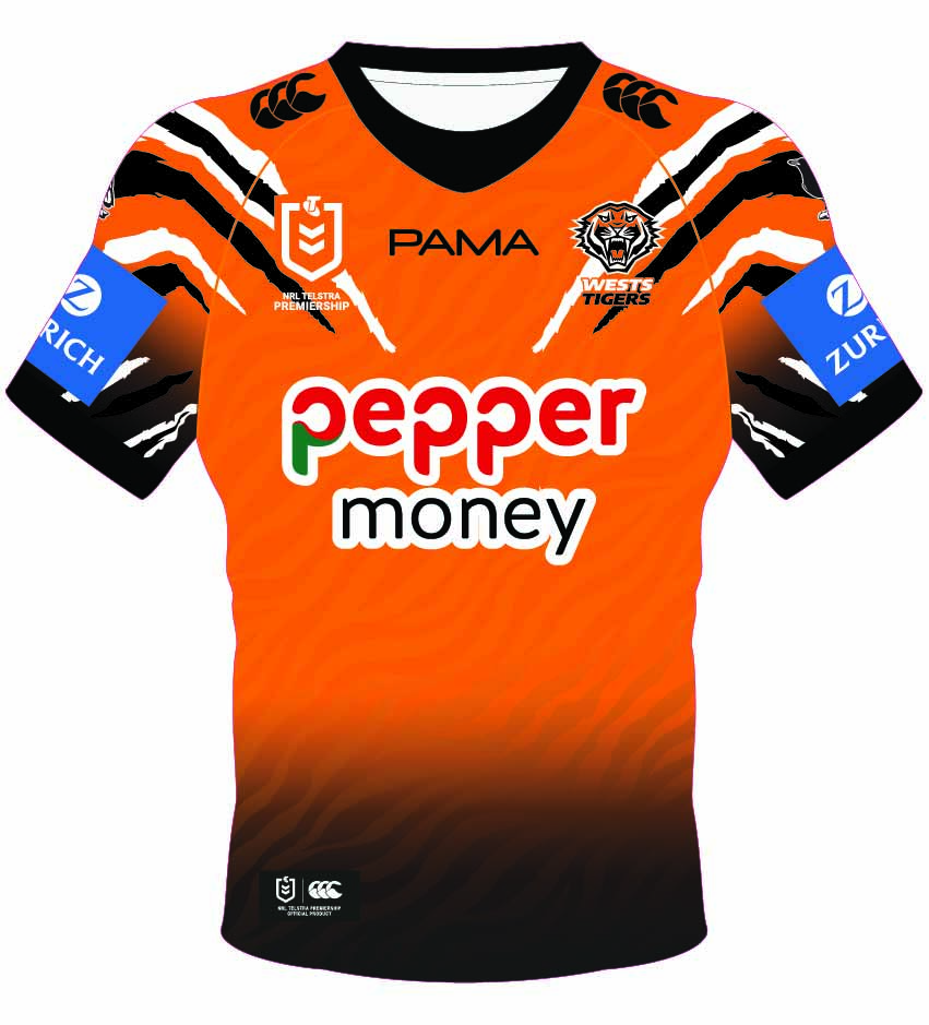 Wests Tigers 2026 Jersey Cut-out