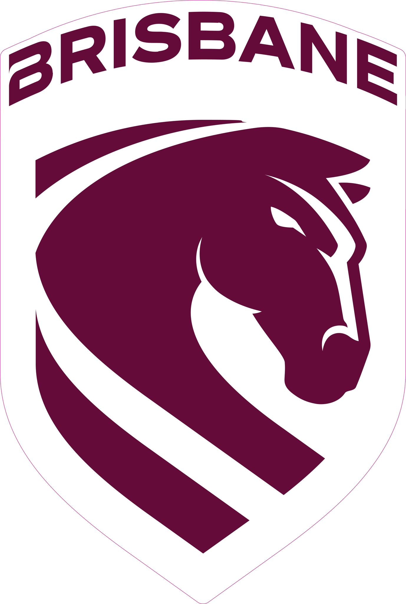 Brisbane Broncos Logo Cut-out