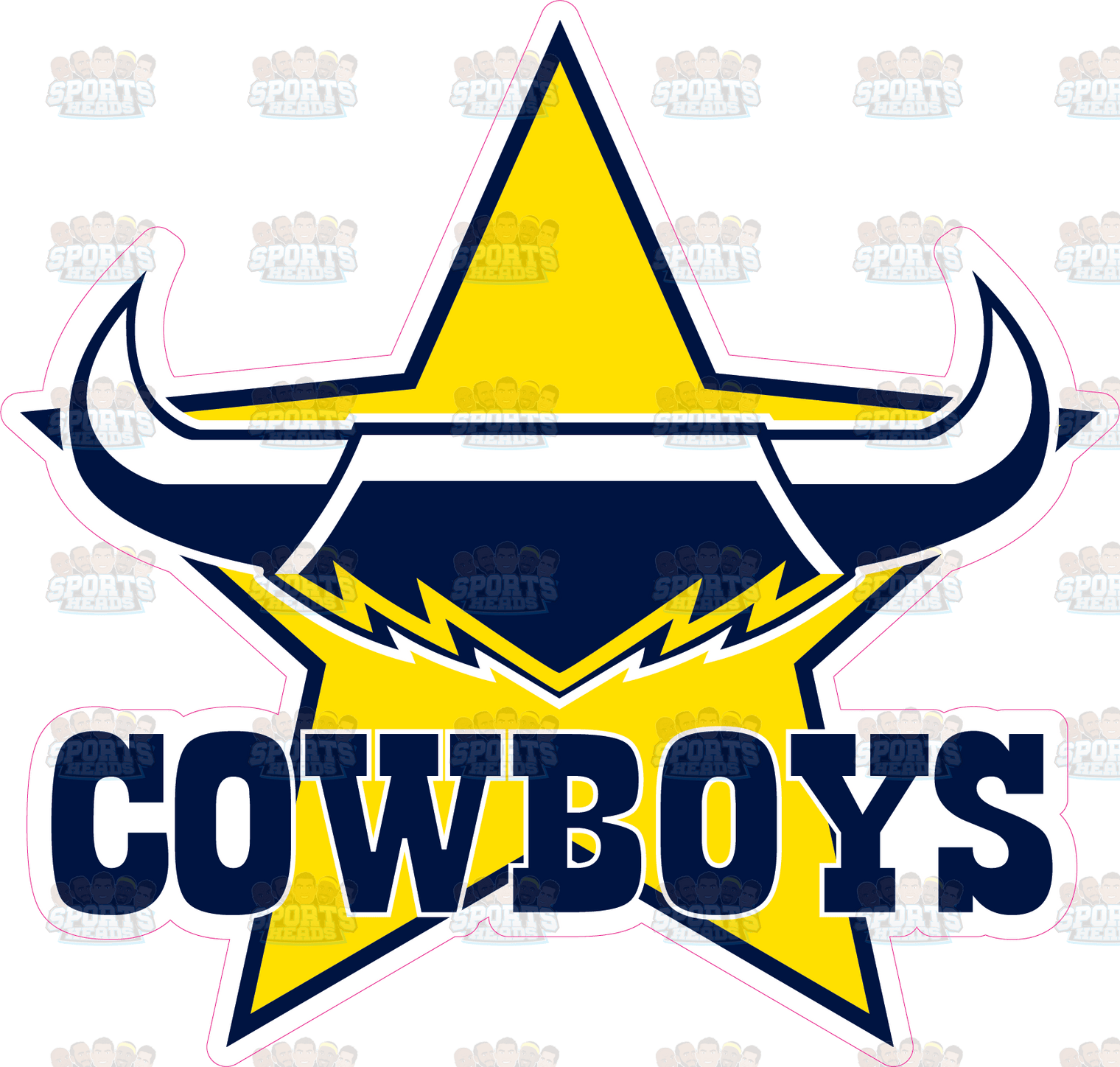 North Queensland Cowboys Logo Cut-out