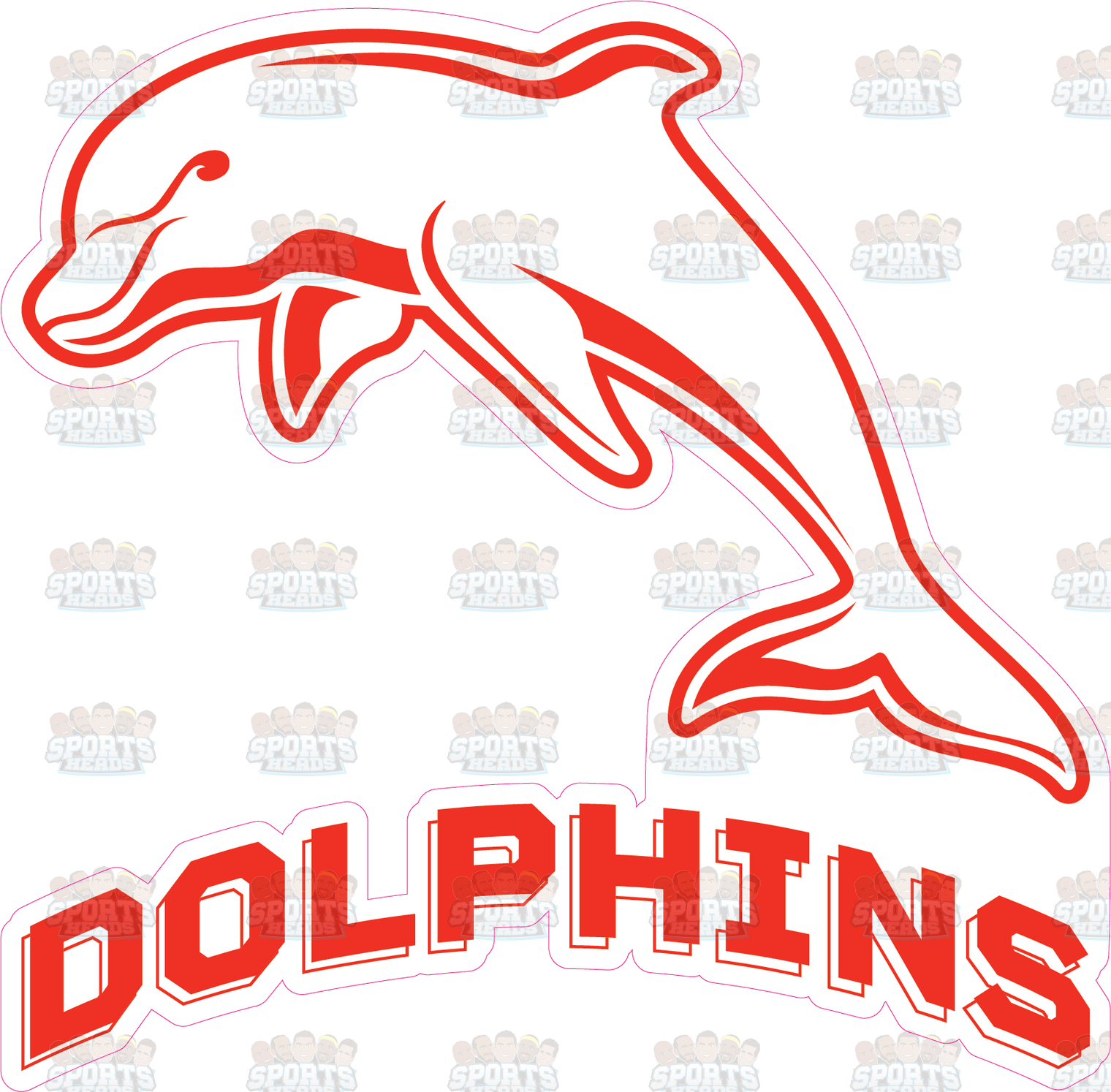 Dolphins Logo Cut-out