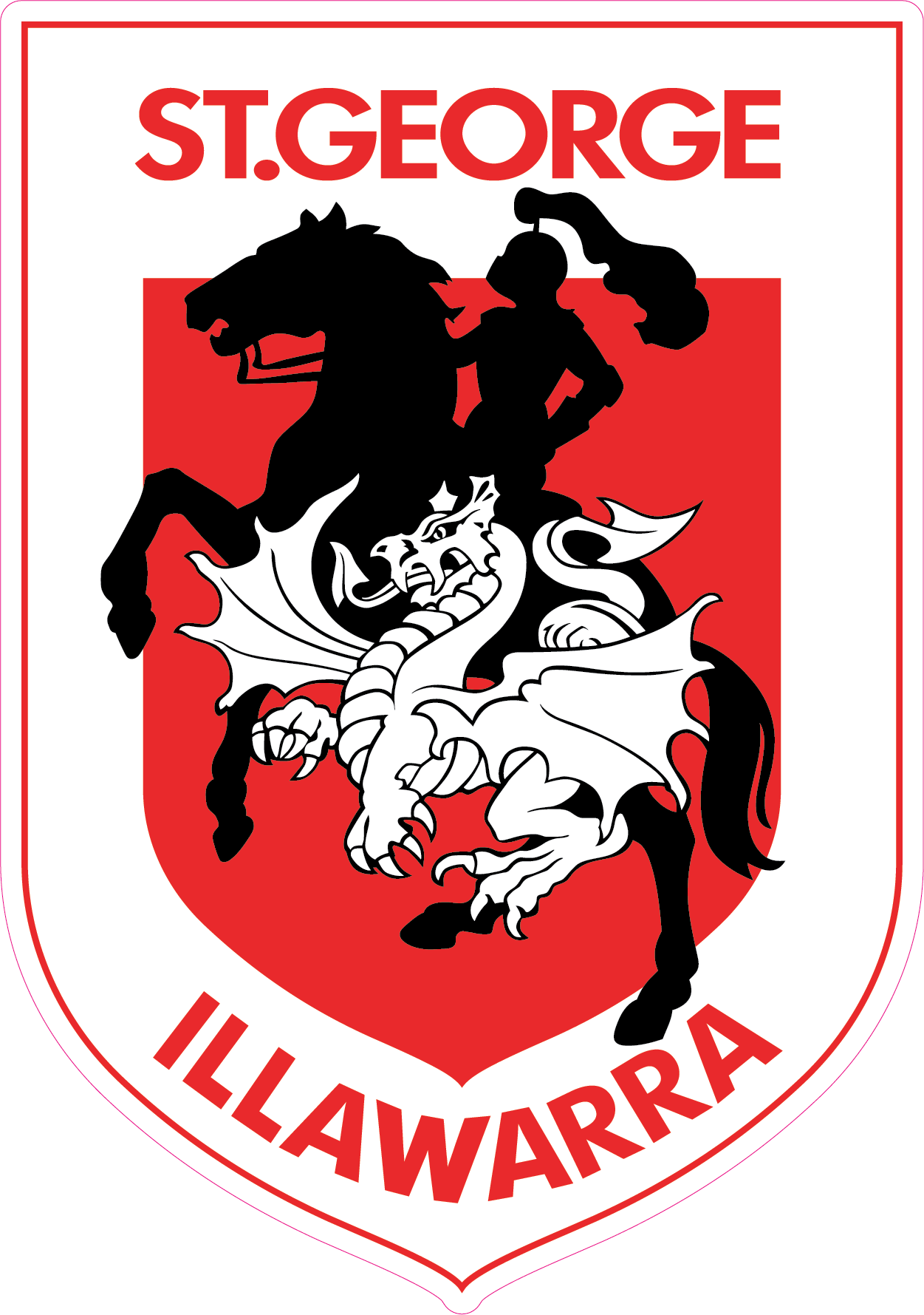St. George Illawarra Dragons Logo Cut-out