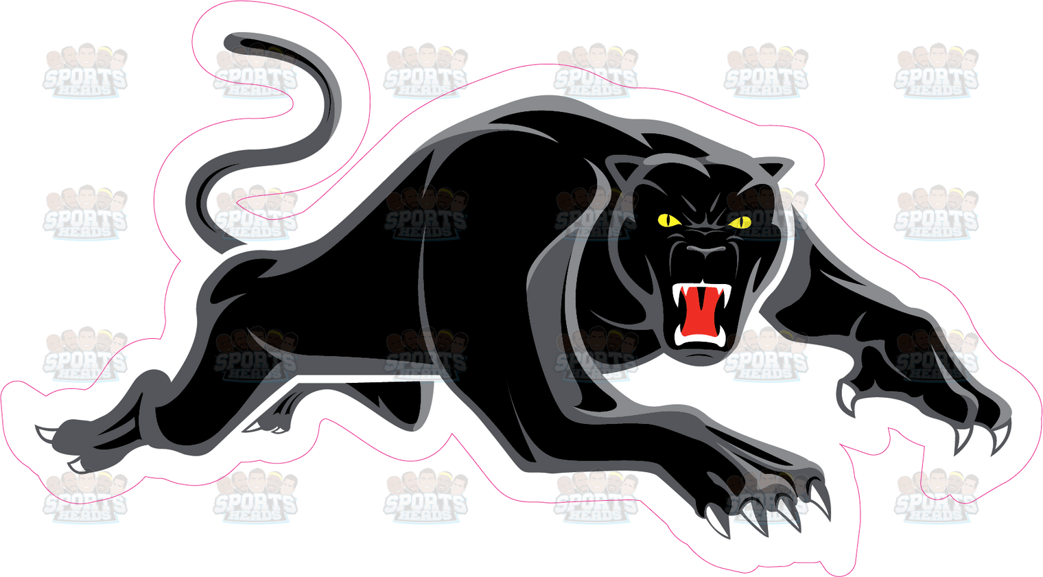 Penrith Panthers Logo Cut-out