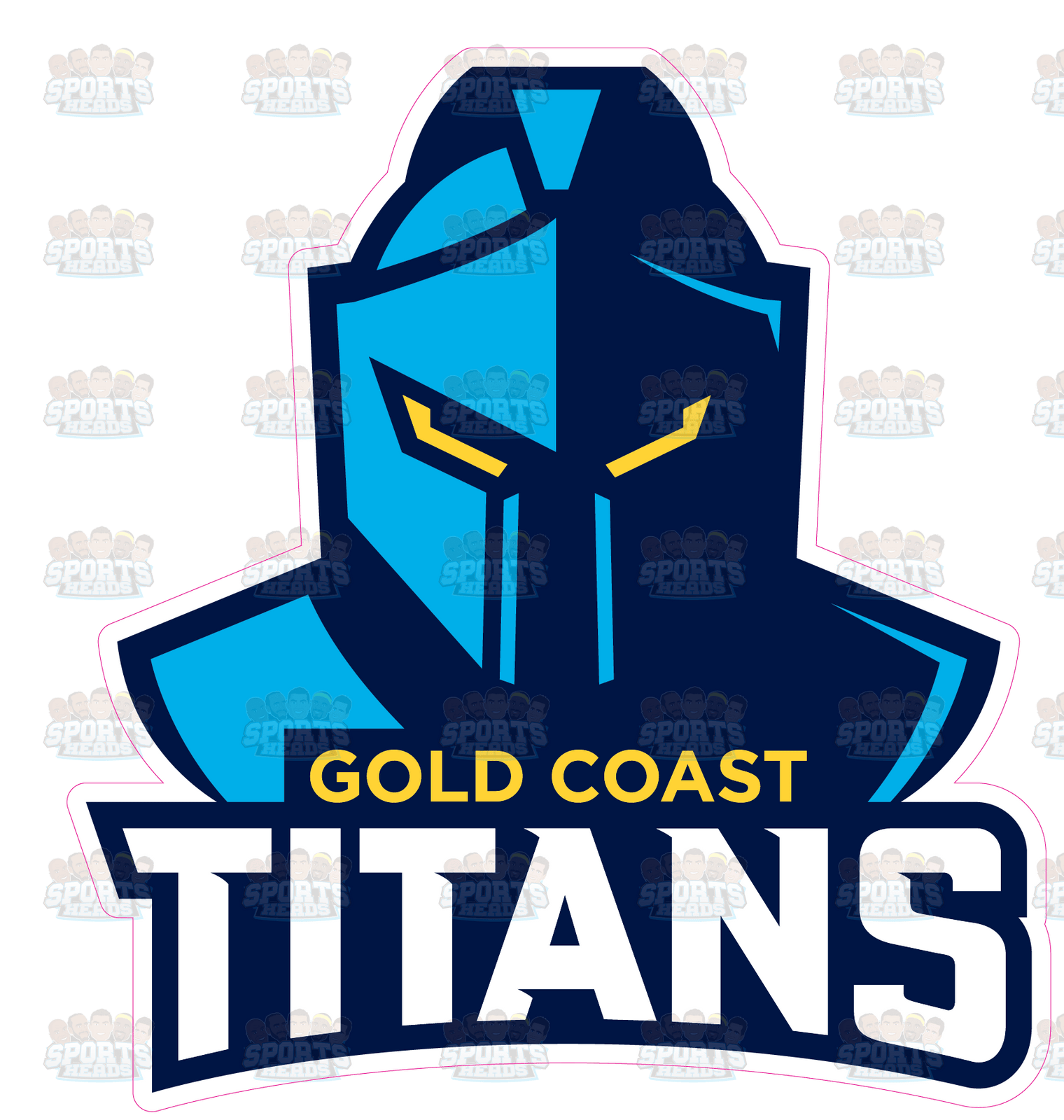 Gold Coast Titans Logo Cut-out