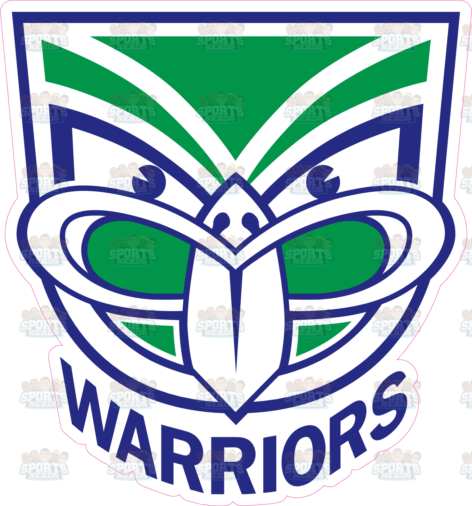 New Zealand Warriors Logo Cut-out