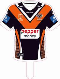 Wests Tigers 2025 Jersey Cut-out