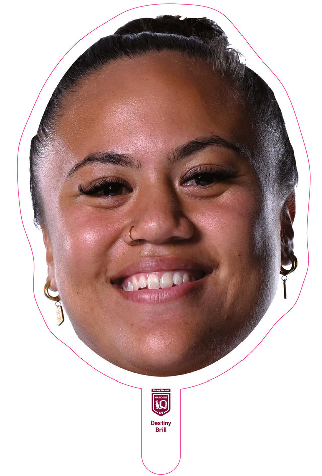 Destiny Brill QLD Maroons Small clearance cut-out
