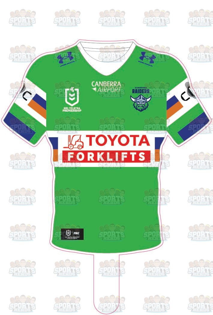 Canberra Raiders 2026 Jersey Cut-out