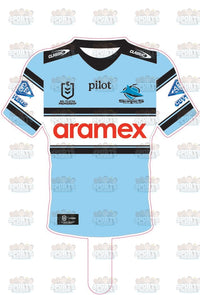 Cronulla Sharks 2026 Jersey Cut-out