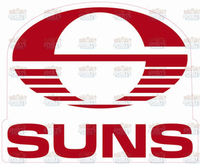 Gold Coast Suns Logo Cut-out Gold Coast Suns Large clearance cut-out