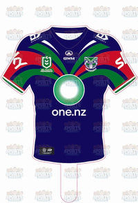 New Zealand Warriors 2026 Jersey Cut-out