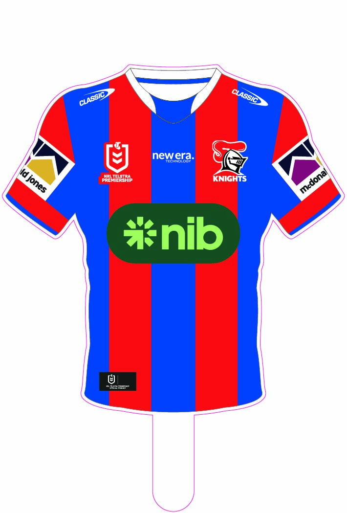 Newcastle Knights 2026 Jersey Cut-out