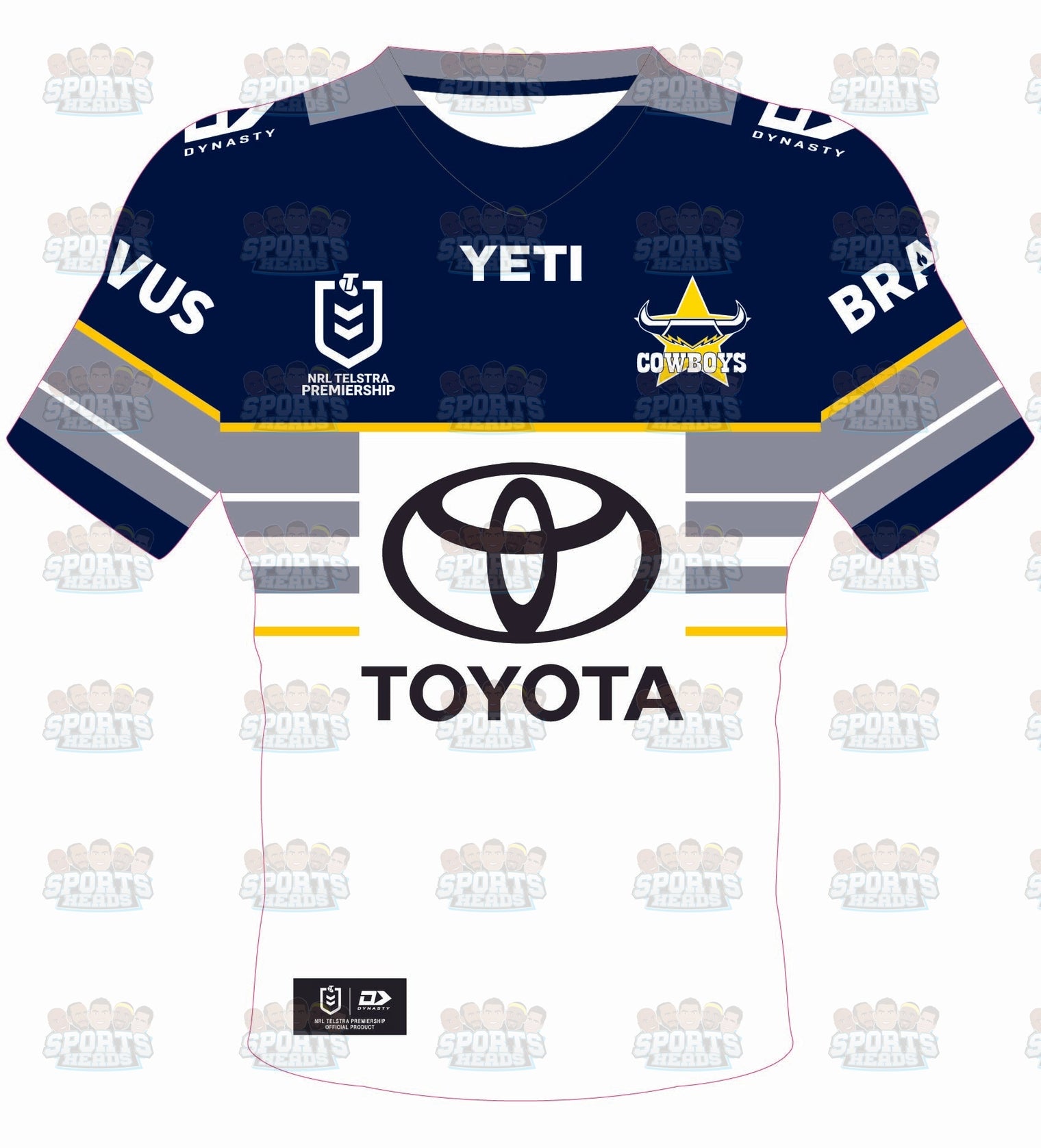 North Queensland Cowboys 2026 Jersey Cut-out