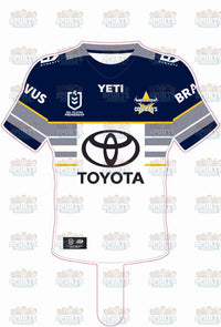 North Queensland Cowboys 2026 Jersey Cut-out