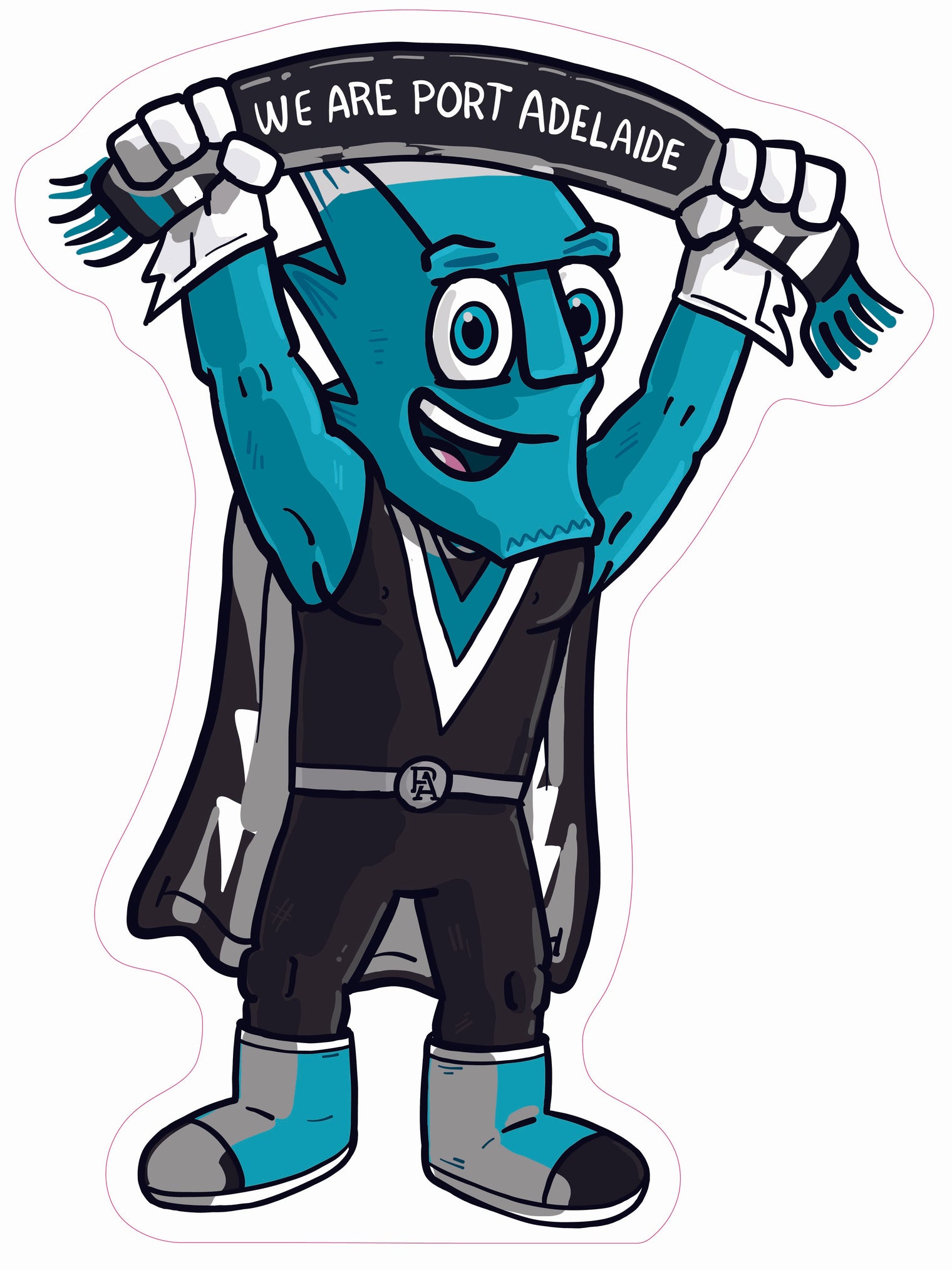 Port Adelaide Power Mascot Cut-out