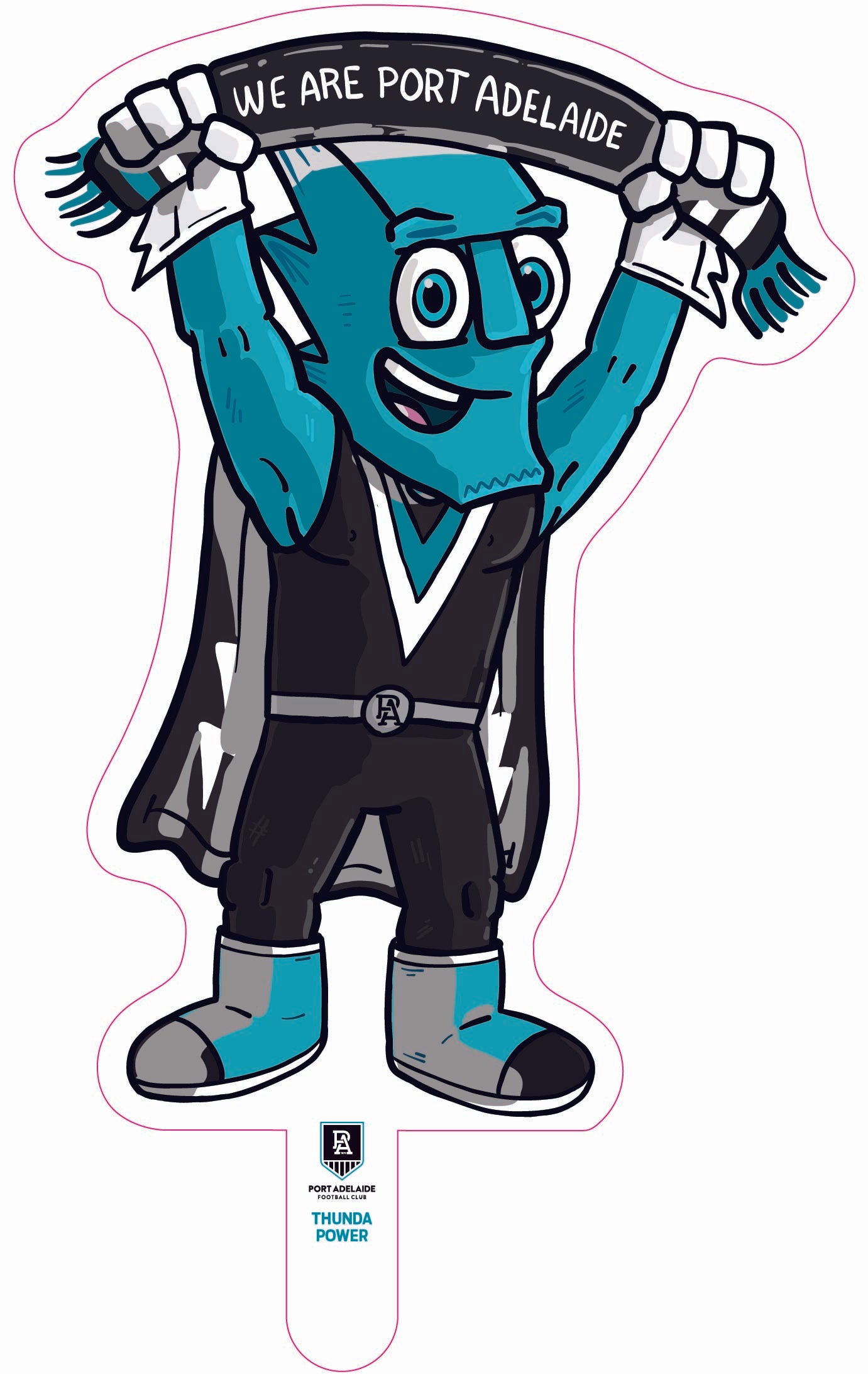 Port Adelaide Power Mascot Cut-out