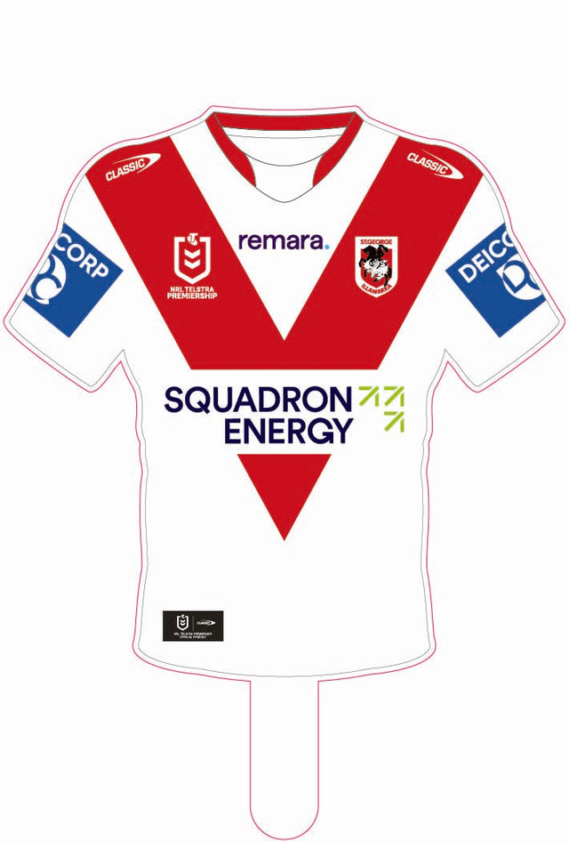 St George Illawarra Dragons 2026 Jersey Cut-out